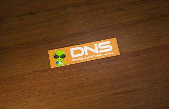 информационная табличка DNS нестандартного размера